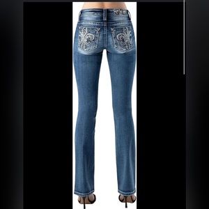 Miss Me Midrise/Easy Boot Jeans, Size 27, Inseam 31
